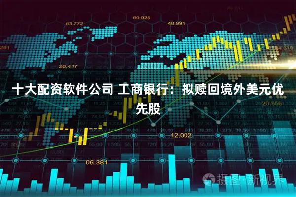 十大配资软件公司 工商银行：拟赎回境外美元优先股